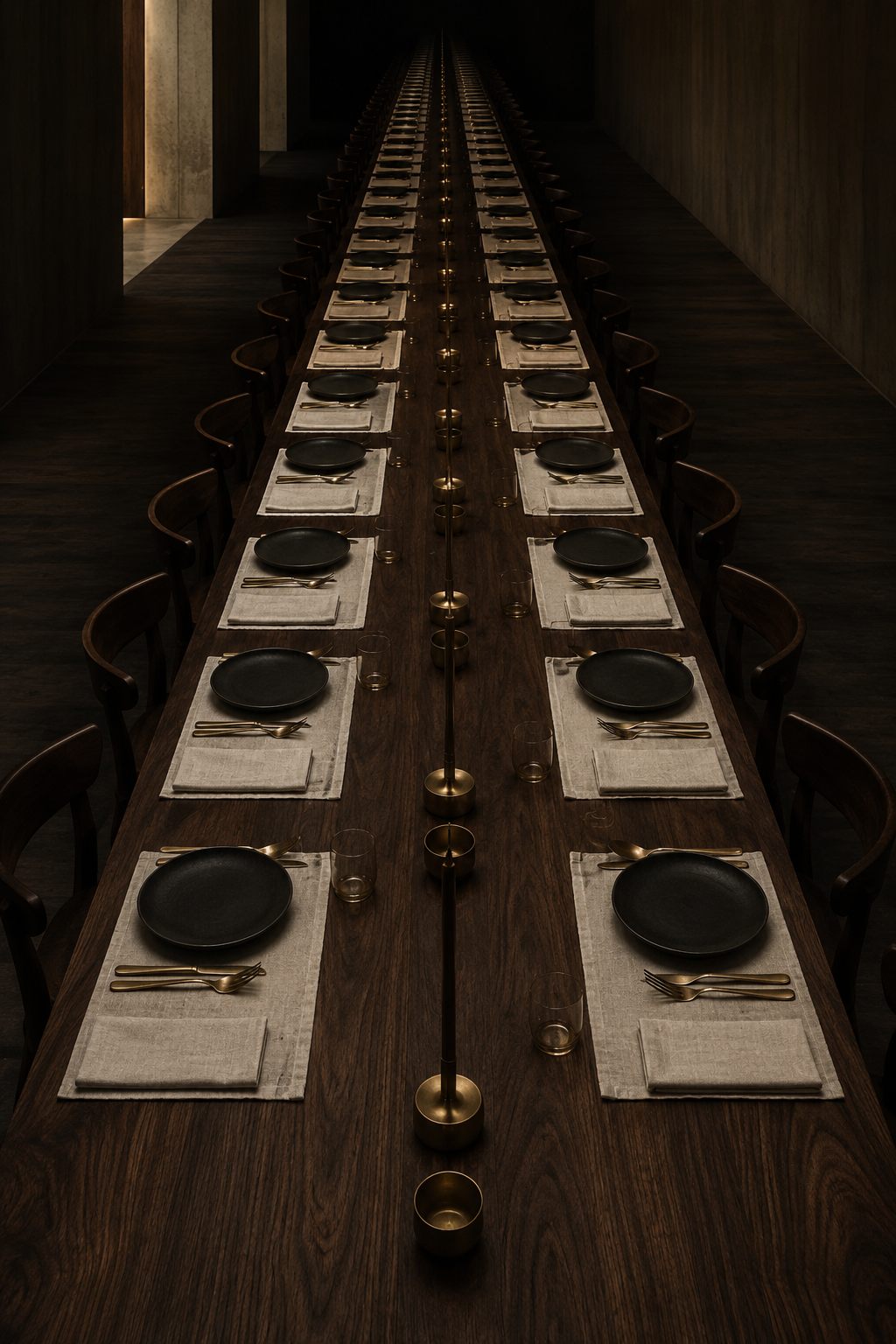 The Long Table framed artwork